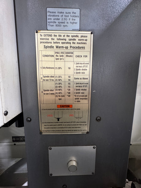 YCM FV560A CNC vertical milling machine with BT40 spindle and FANUC control – Stan Canada