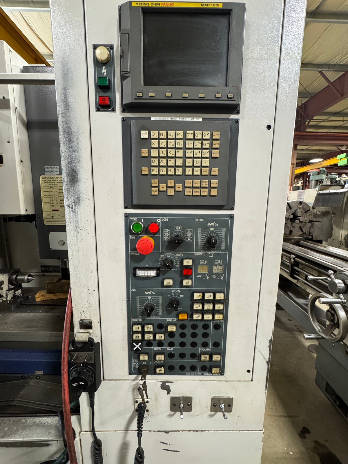 YCM FV560A CNC vertical milling machine with BT40 spindle and FANUC control – Stan Canada