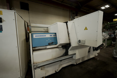 Boehringer VDF DUS 560 CNC Lathe with 23-inch Swing, 60-inch Centers, and 2.44-inch Bore Modern