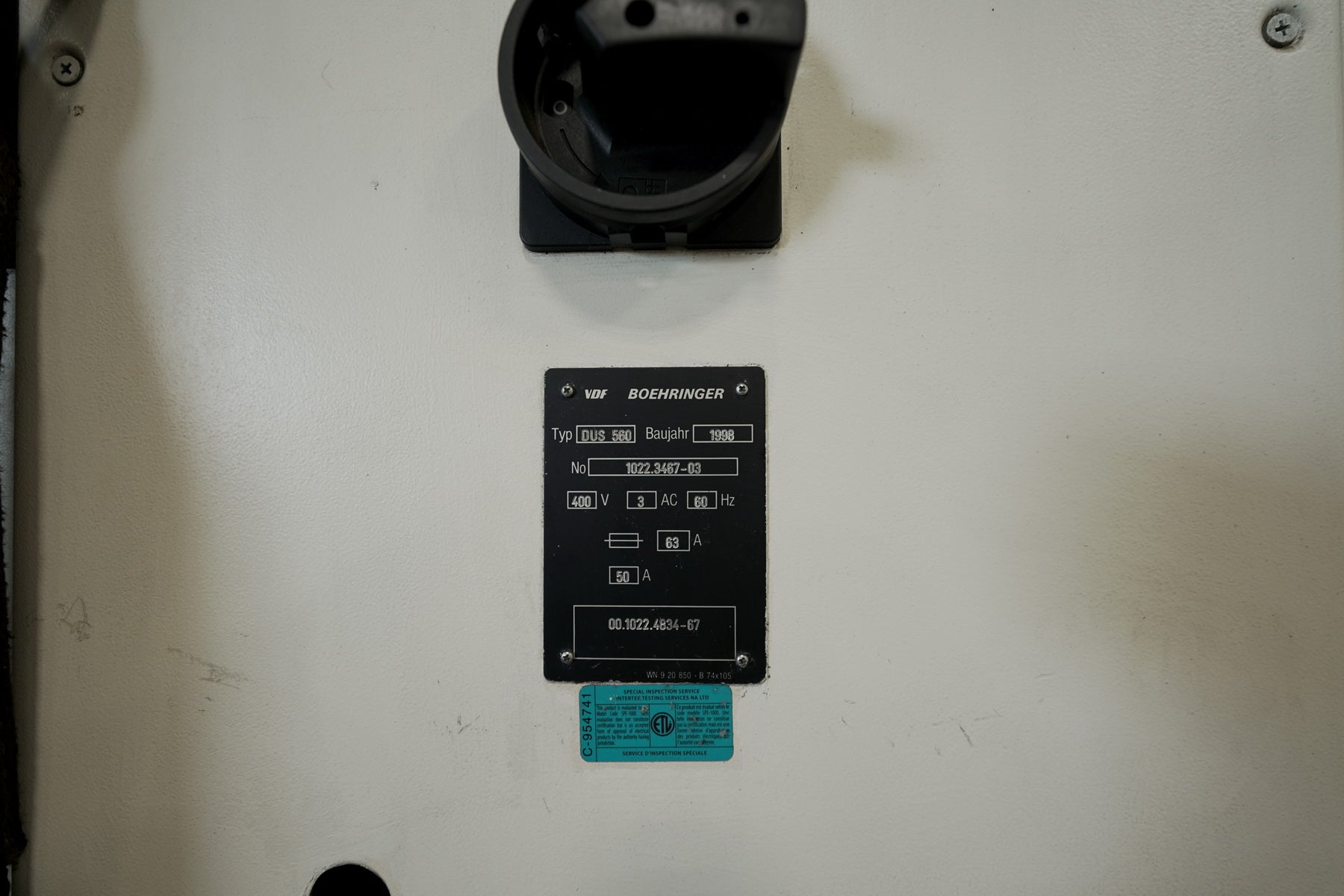 Boehringer VDF DUS 560 (1998) CNC Lathe - Stan Canada