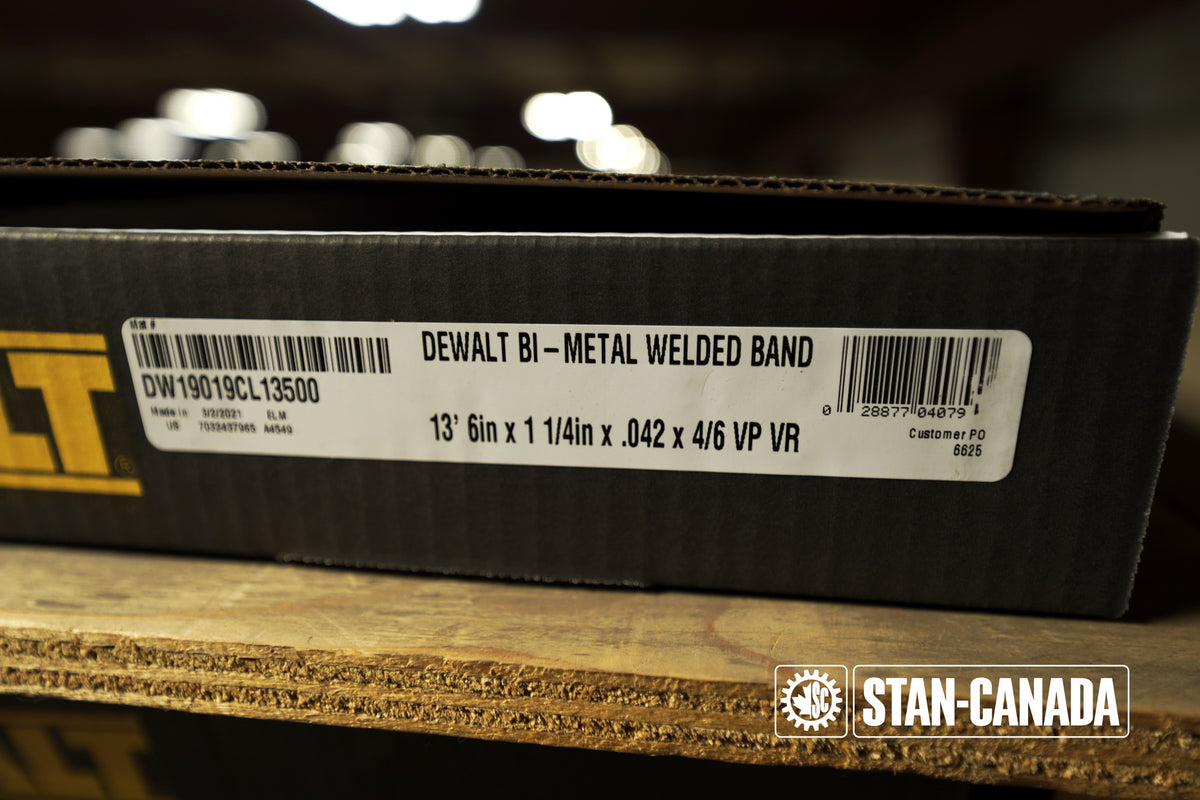DeWalt Bandsaw Blades - 13ft - Stan Canada