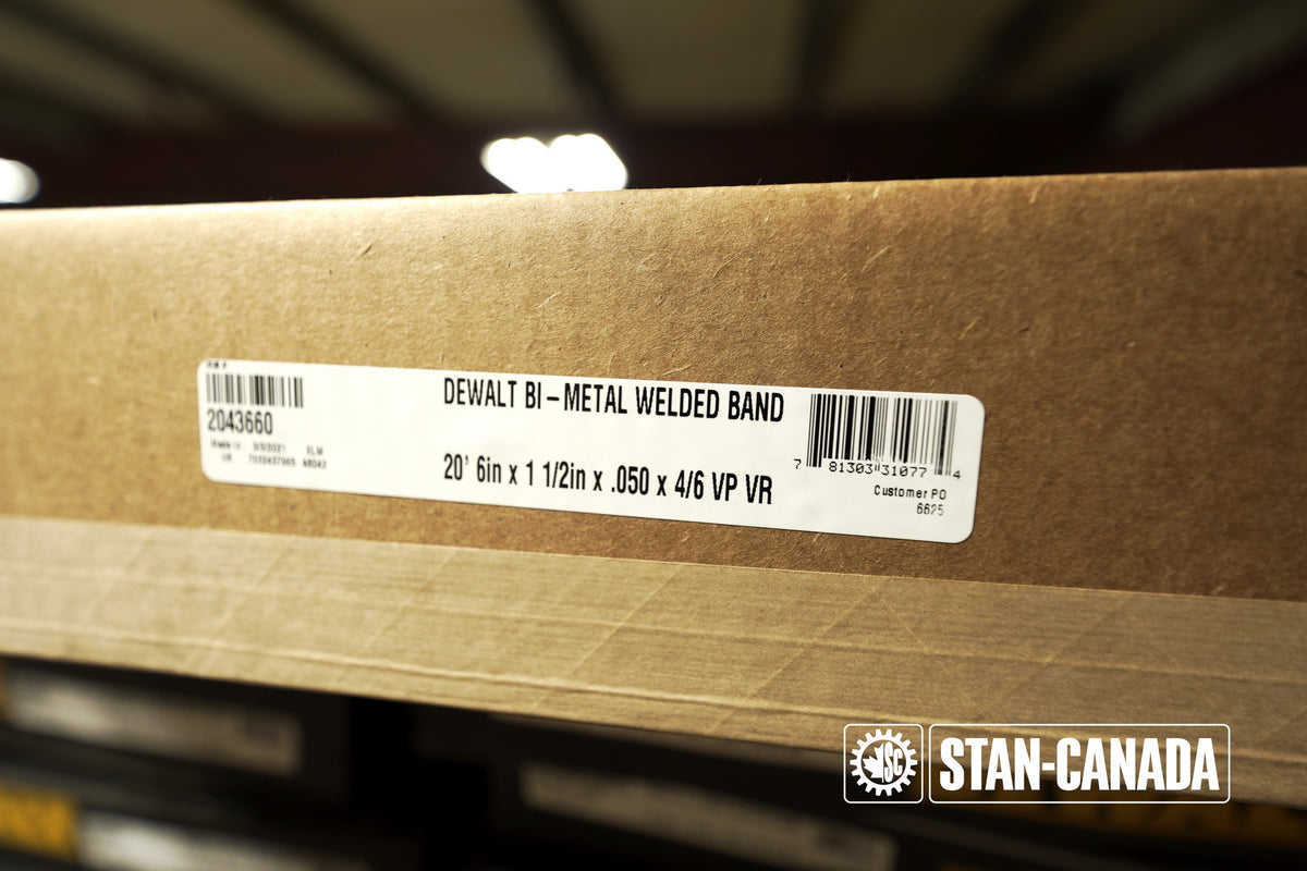 DeWalt Bandsaw Blades - 20ft - Stan Canada