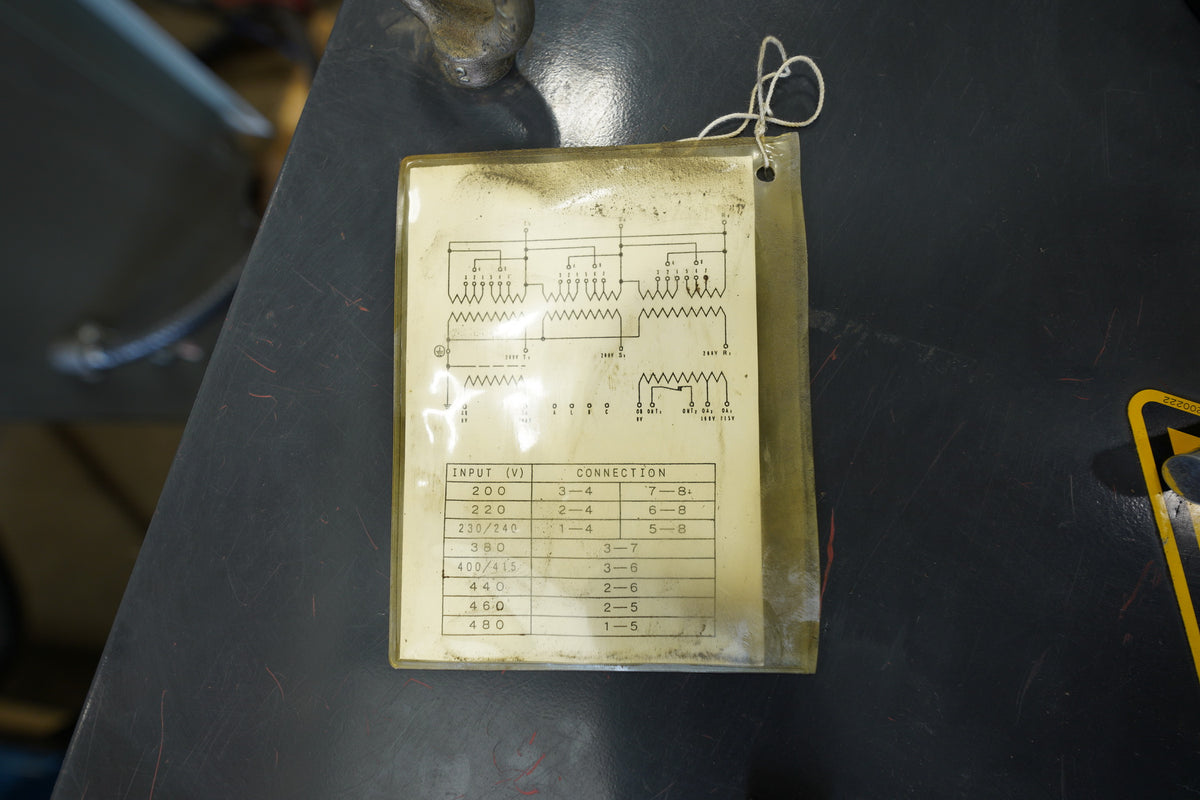 35 KVA - 480V/200V 3 Phase Multi-Tap Isolation Transformer - Stan Canada