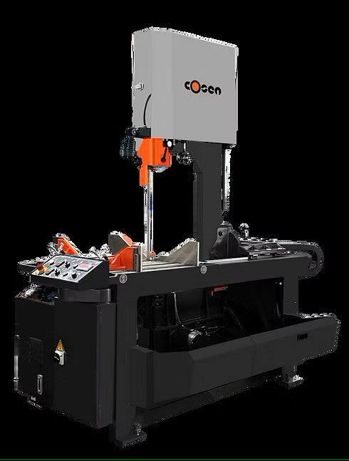COSEN vertical mitre metal cutting band saw