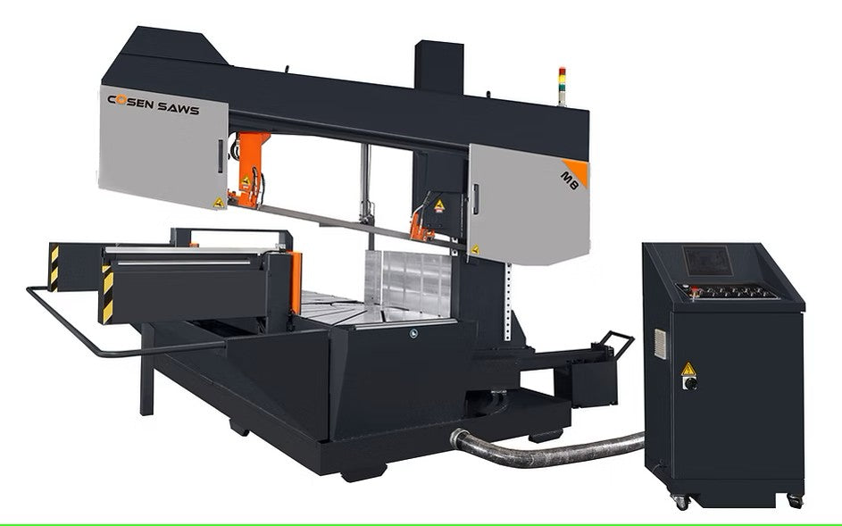 COSEN M8 fully automatic mitre metal cutting band saw
