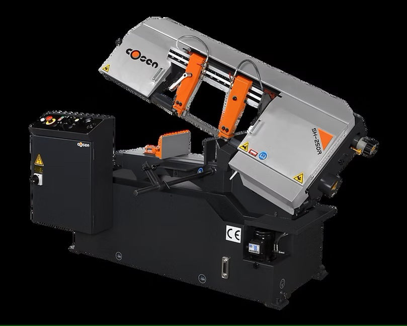 COSEN SH-250R semi-automatic horizontal metal cutting band saw