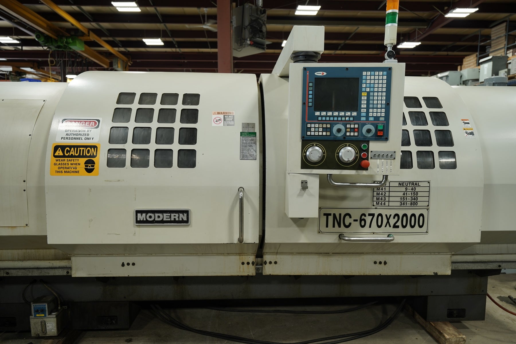 Modern TNC 670 x 2000 CNC Lathe | 26