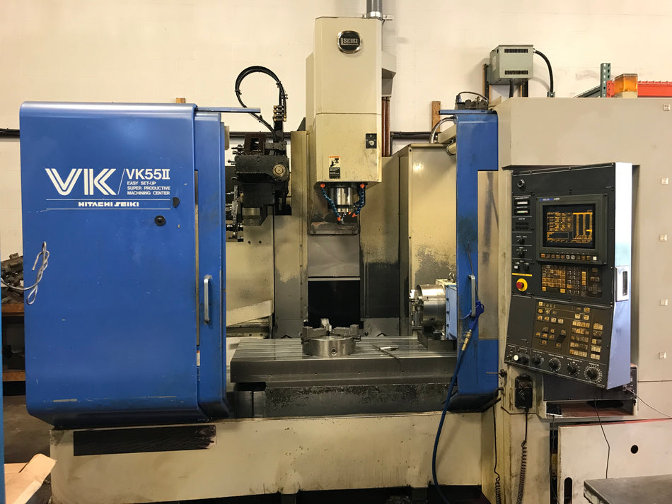 HITACHI SEIKI VK55 II CNC milling center with 55-inch table and CAT 40 spindle – Stan Canada Modern