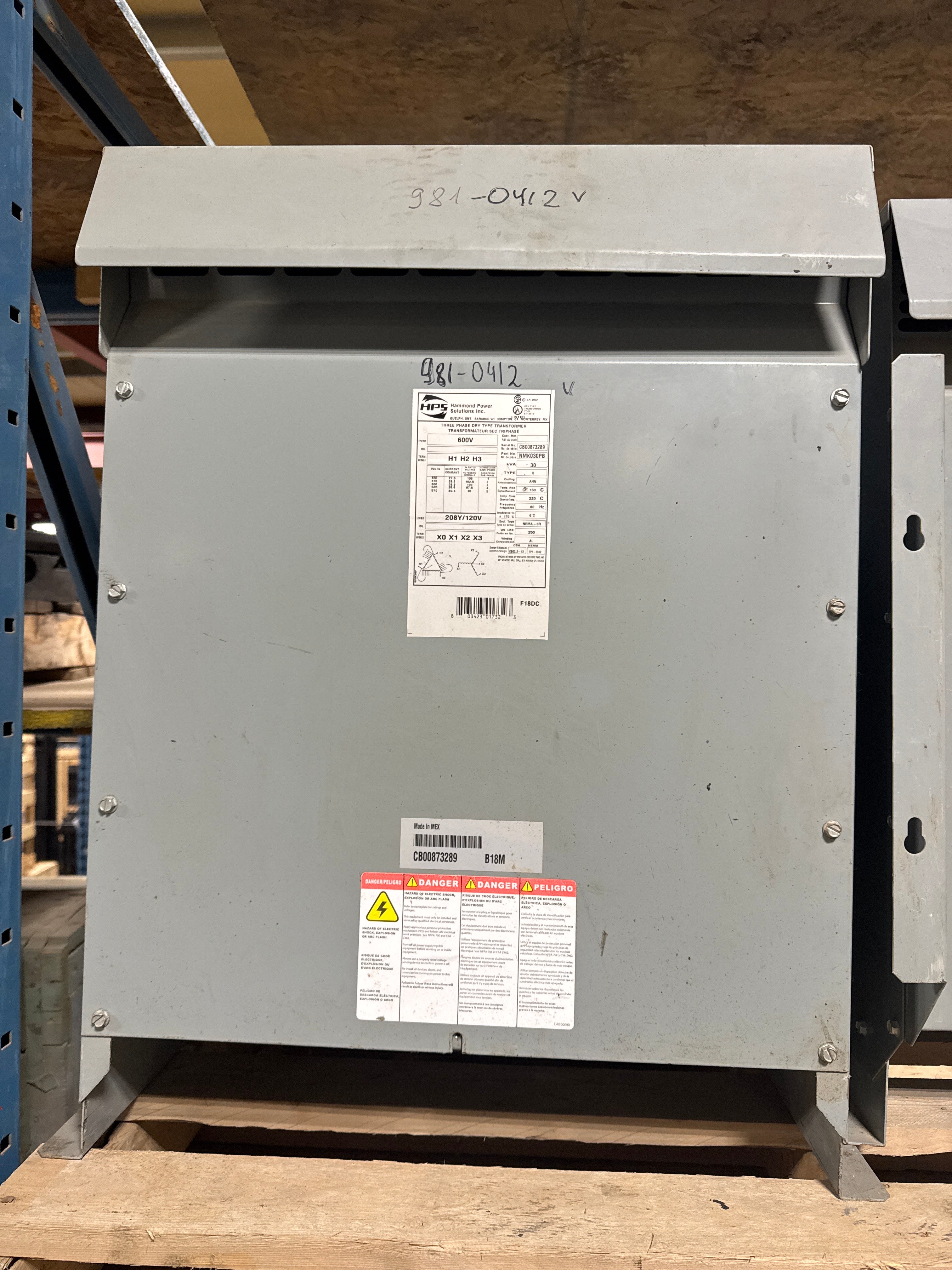 Wollensak Optimo No.1 シャッターユニット 30 KVA - 600V to 208Y/12V 3 Phase Isolation transformer – Stan Canada