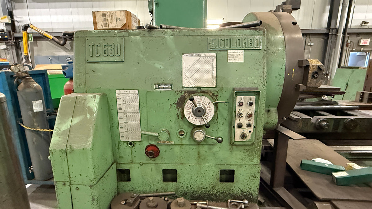 E. Colombo TC-630 engine lathe - Stan Canada
