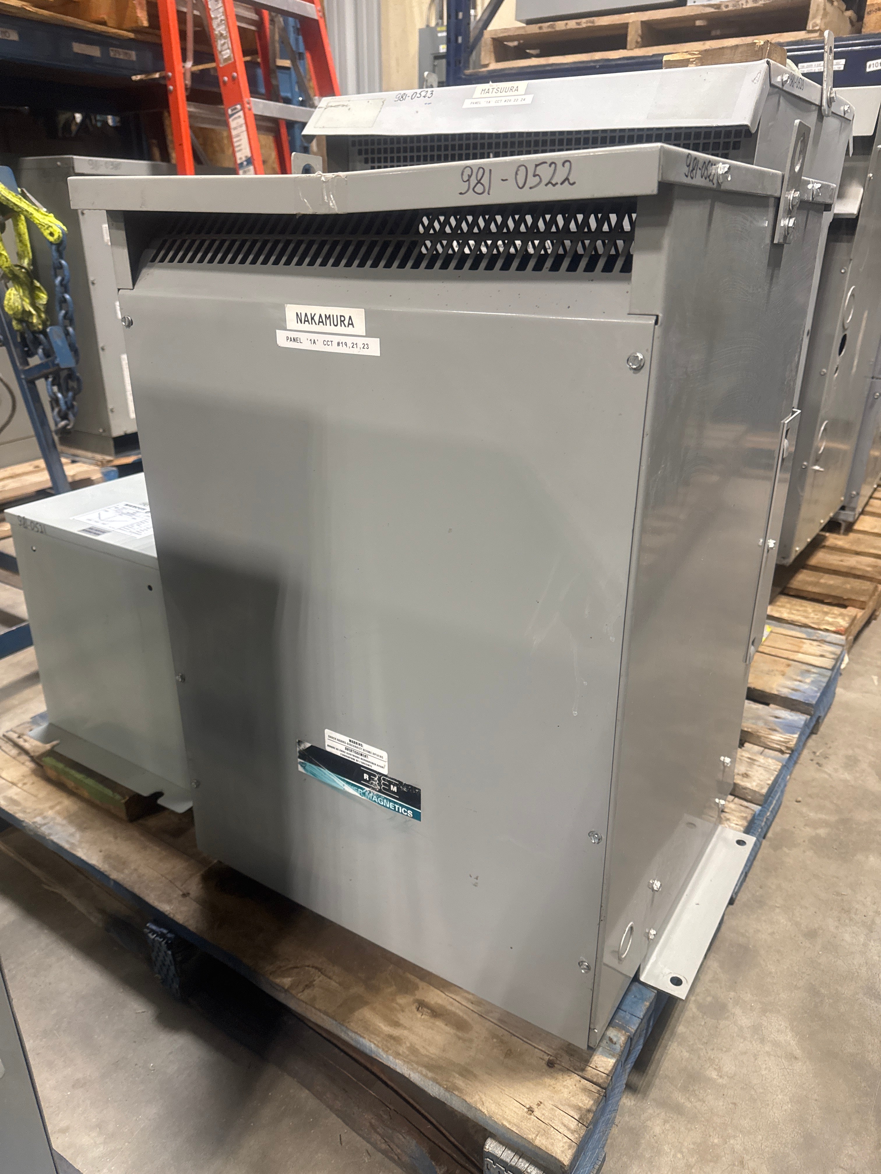 45 KVA - 600V to 208V 3 Phase Auto-Transformer - Stan Canada