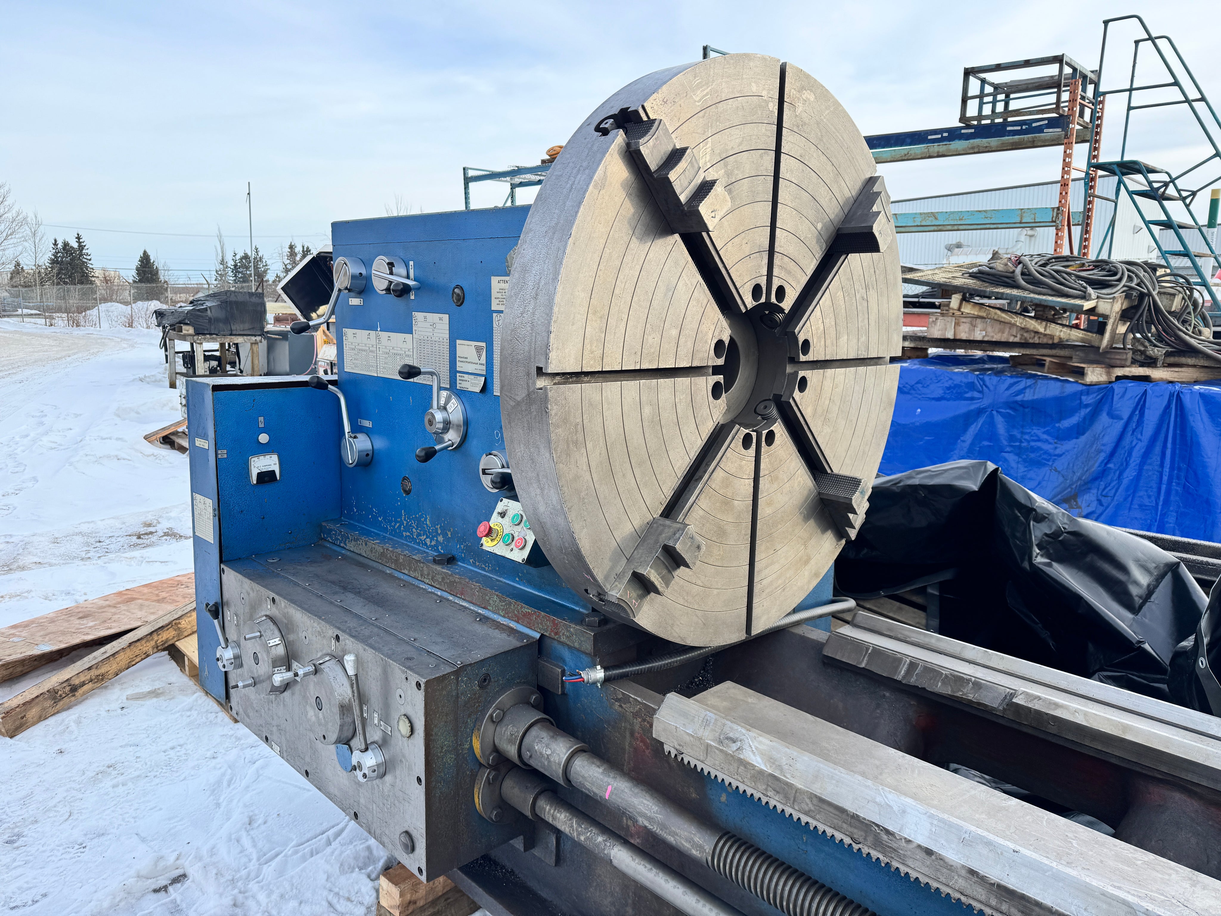 Ryazan RT117 47" × 120" Heavy Duty Engine Lathe - Stan Canada