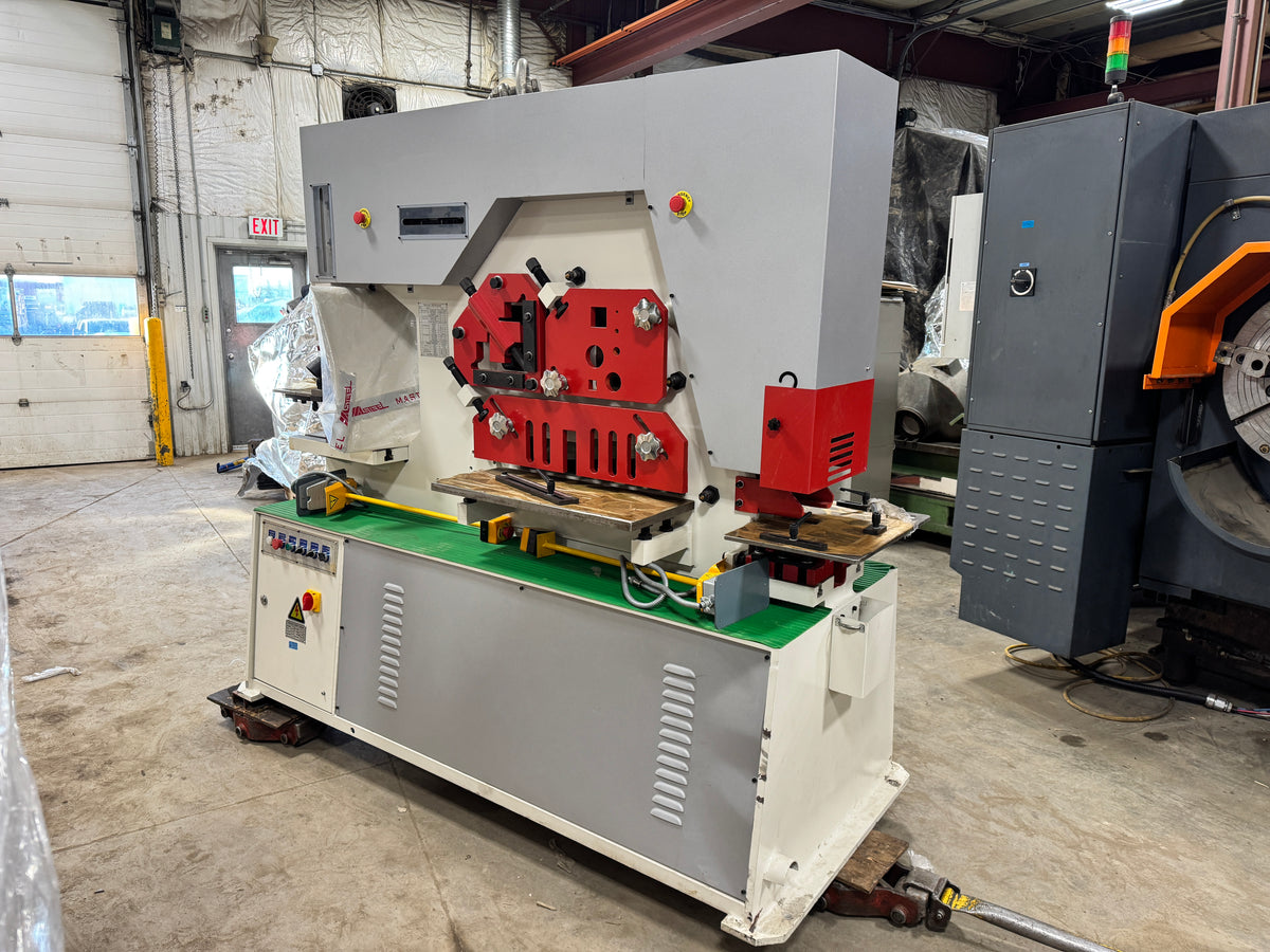 Masteel MIWH-130 Hydraulic Ironworker - Stan Canada