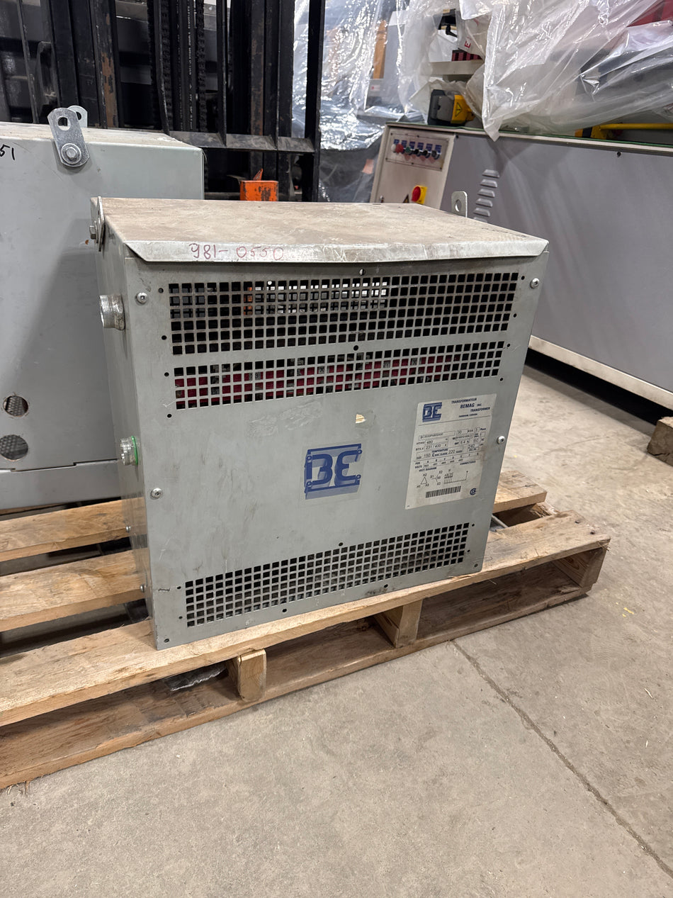 30 KVA - 480V to 231/400V 3 Phase Isolated Transformer