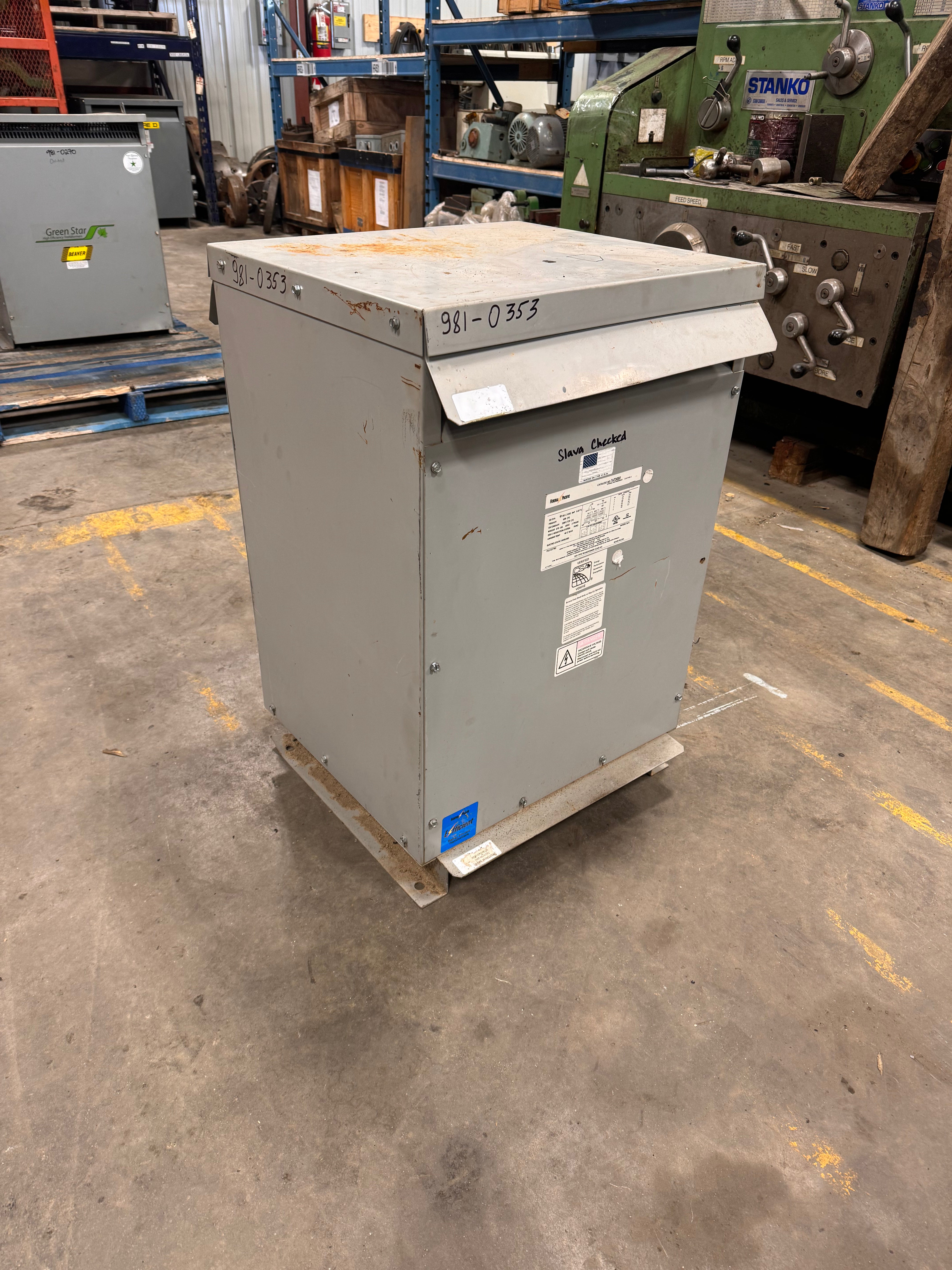 30 KVA 600v to 208Y/120V Isolation Multi-tap Transformer – Stan Canada