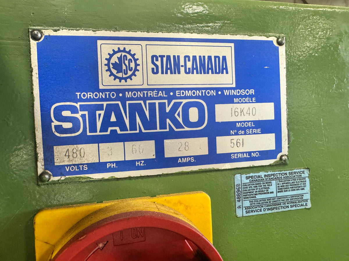 Stanko 16K40 Engine Lathe – Fully Rebuilt 2026 - Stan Canada