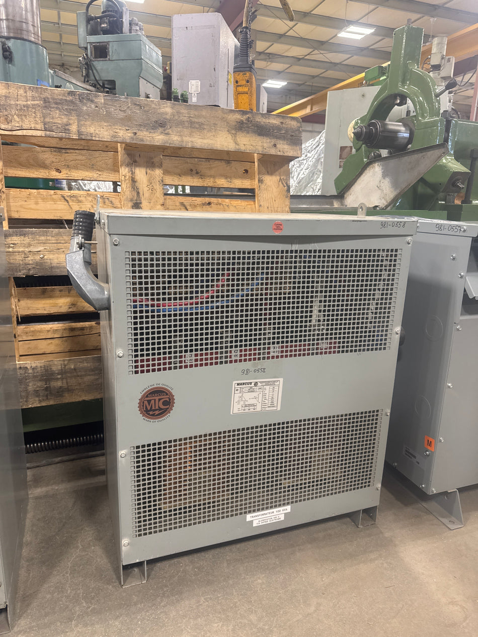 100 KVA 600V to 400Y/231Isolation Transformer - Stan Canada