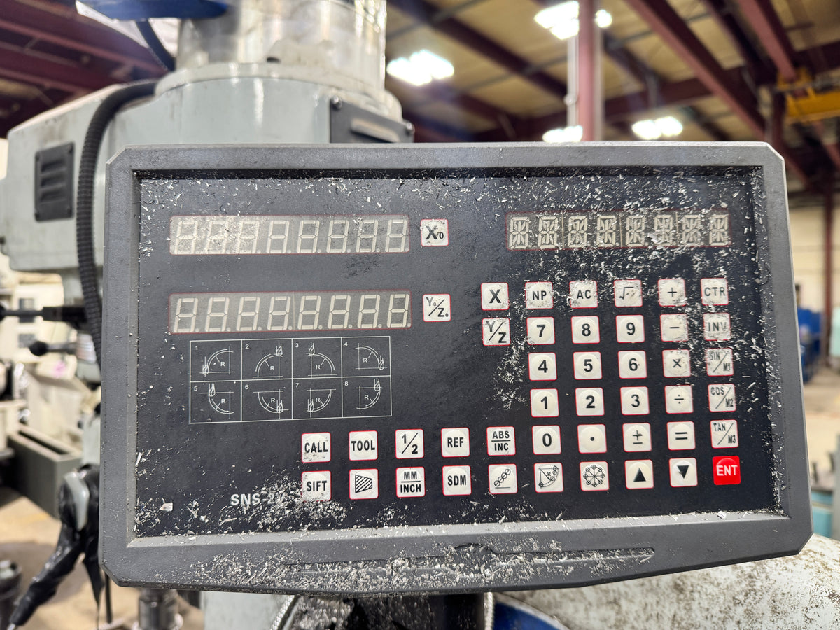 ACRA AM2V Vertical Milling Machine w/ 3-Axis DRO – Taiwan Mil - Stan Canada