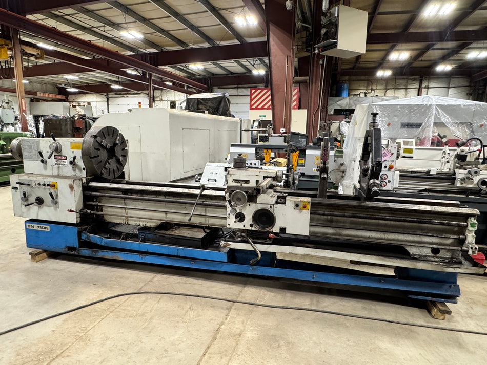 TRENS SN 710N Heavy Duty Engine Lathe 28" x 120" w/ DRO - Stan Canada