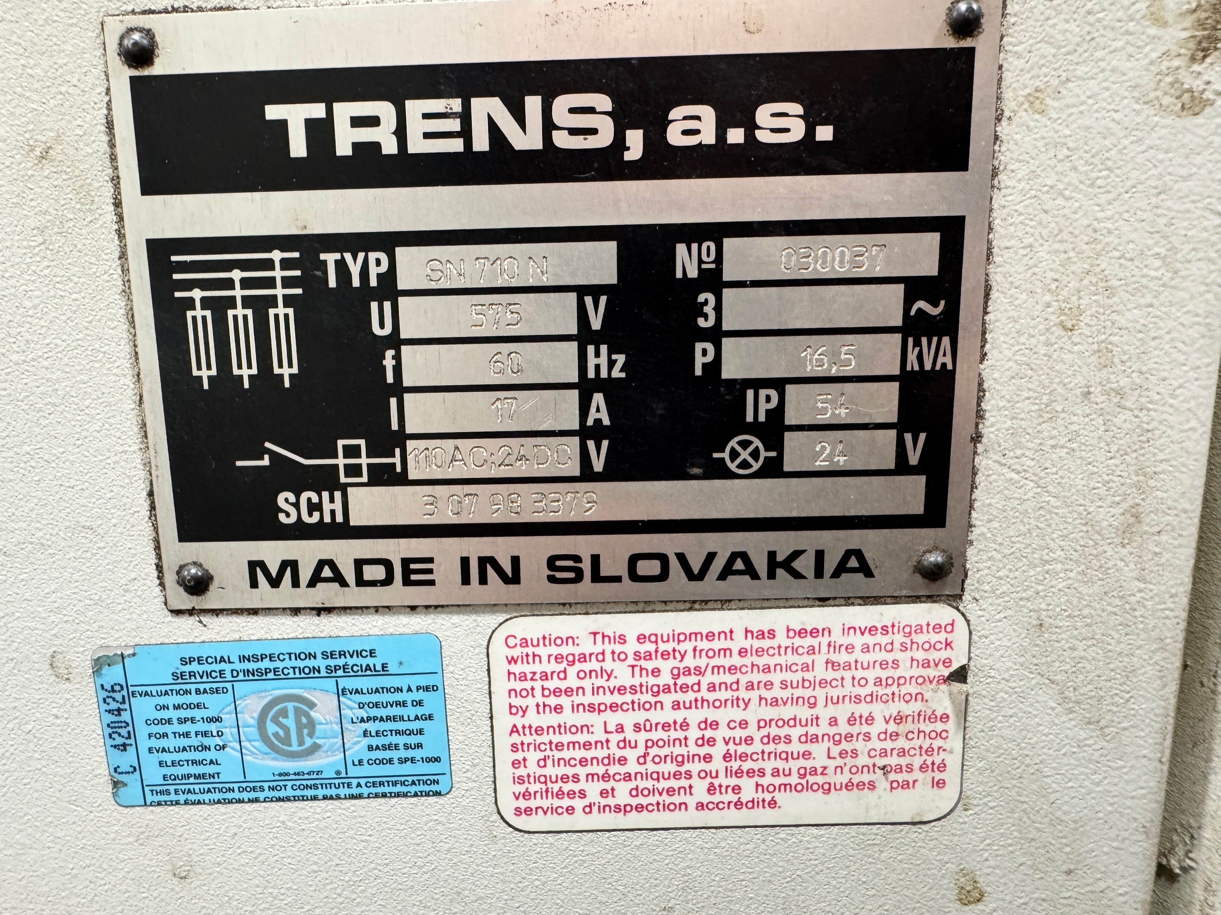 TRENS SN 710N Heavy Duty Engine Lathe 28" x 120" w/ DRO - Stan Canada