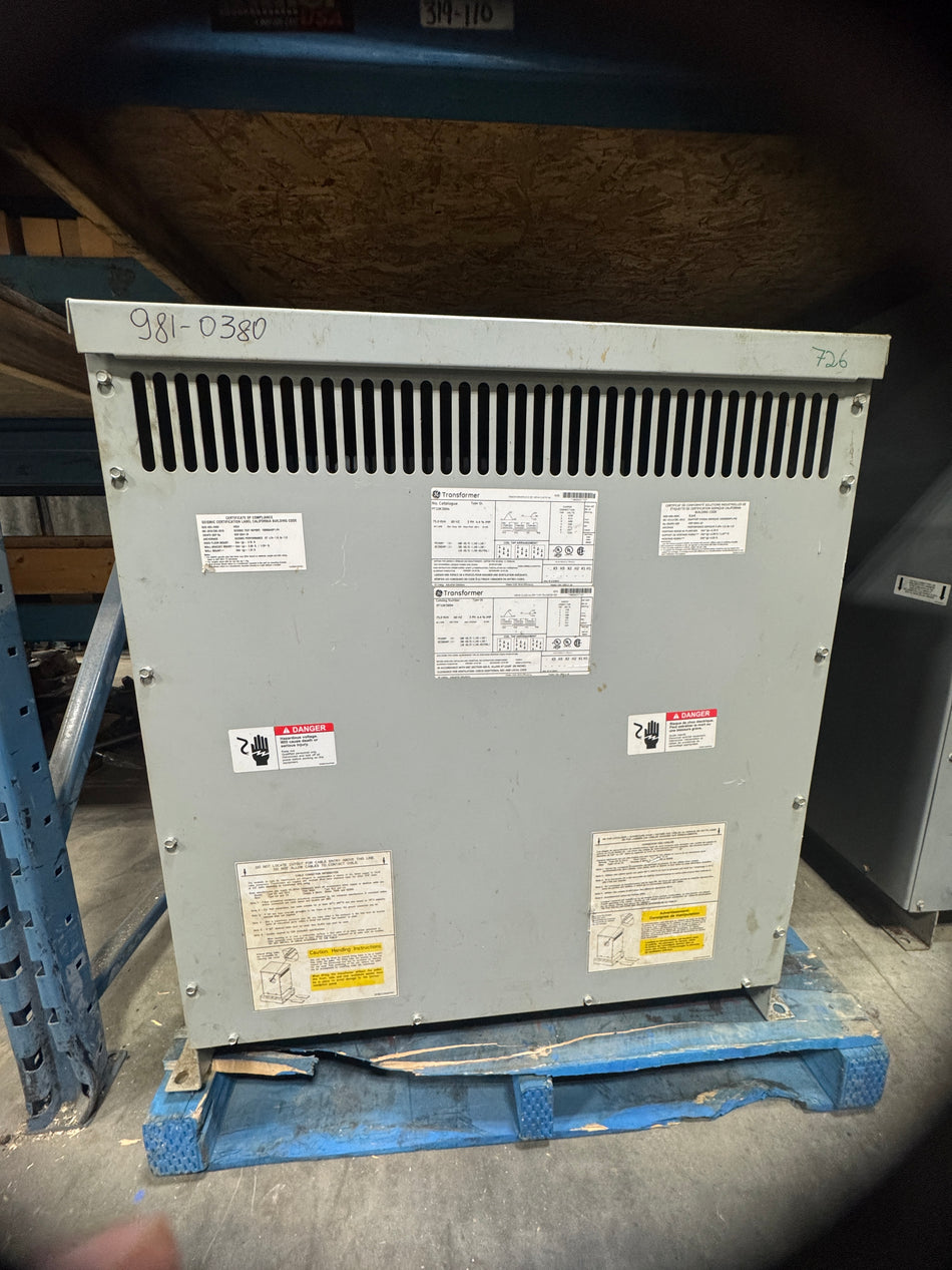 75 KVA 600 to 208/120Y Isolation Multi-tap Transformer