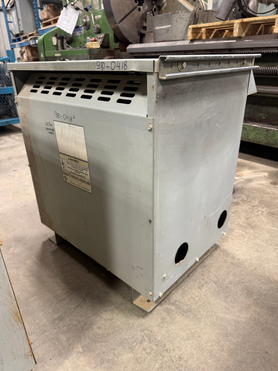 225 KVA - 600v to 480V 3 Phase Auto-transformer