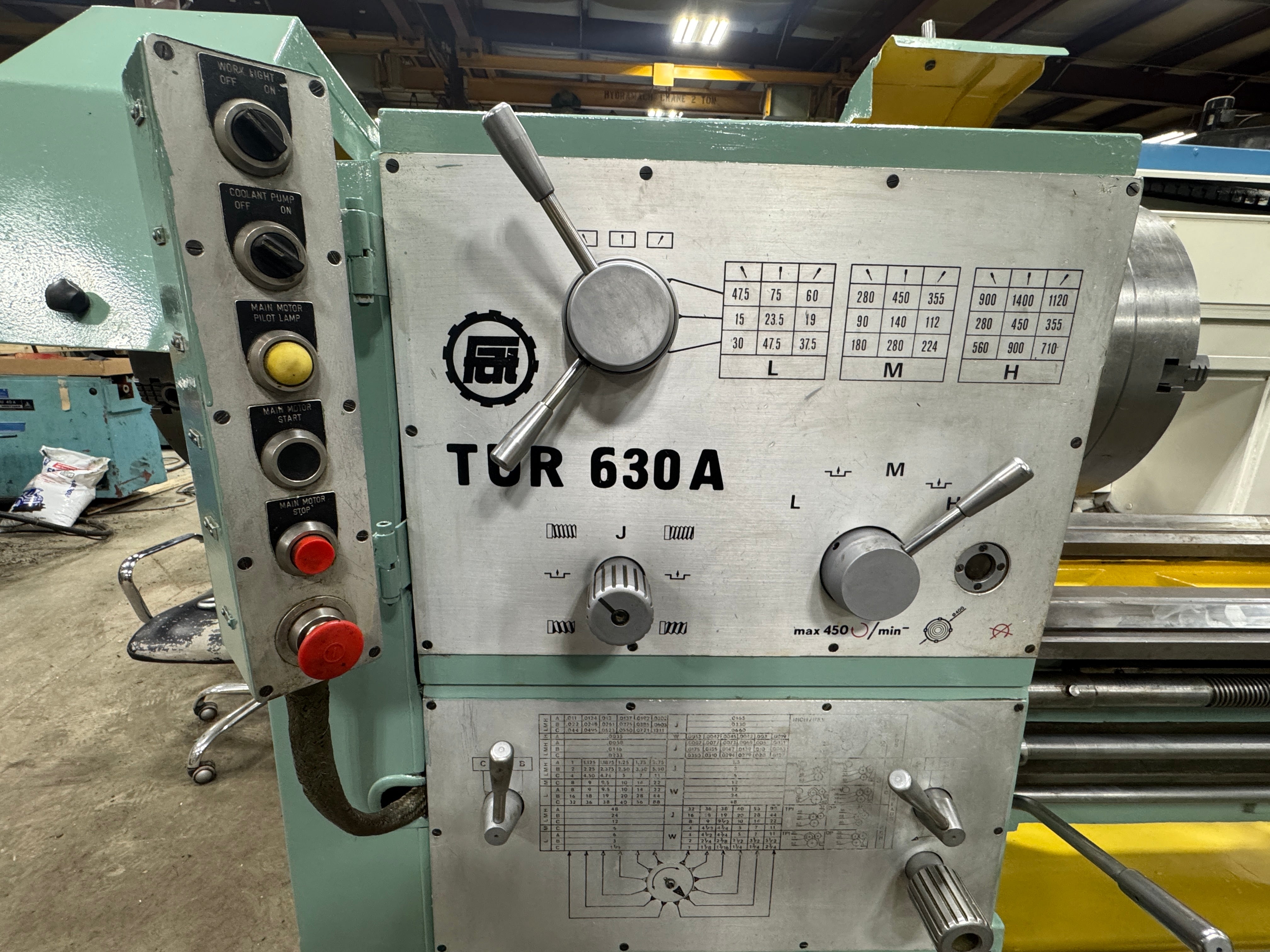 TUR 630A Lathe – 26