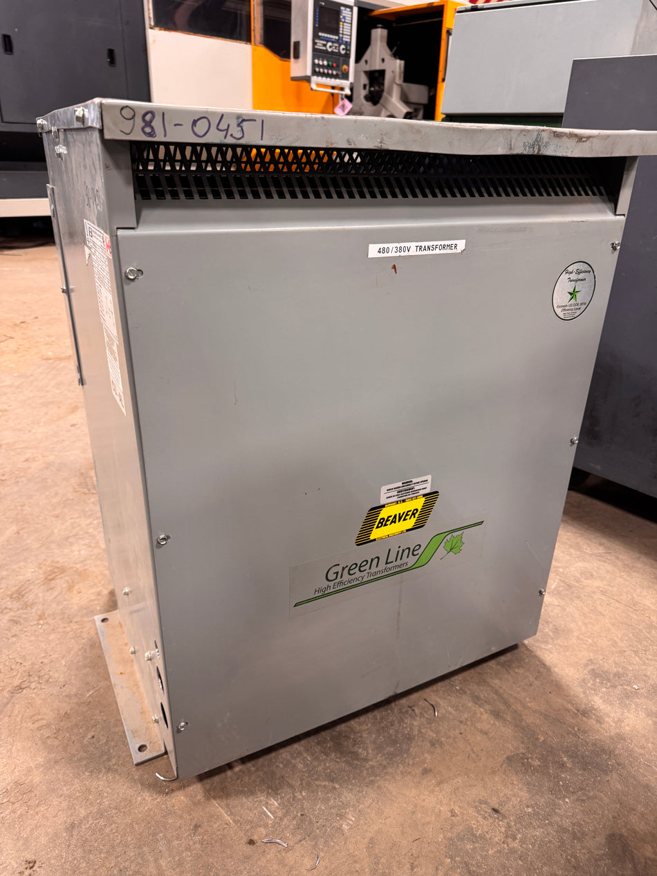 75 KVA 480V to 400Y/231V Isolation Transformer