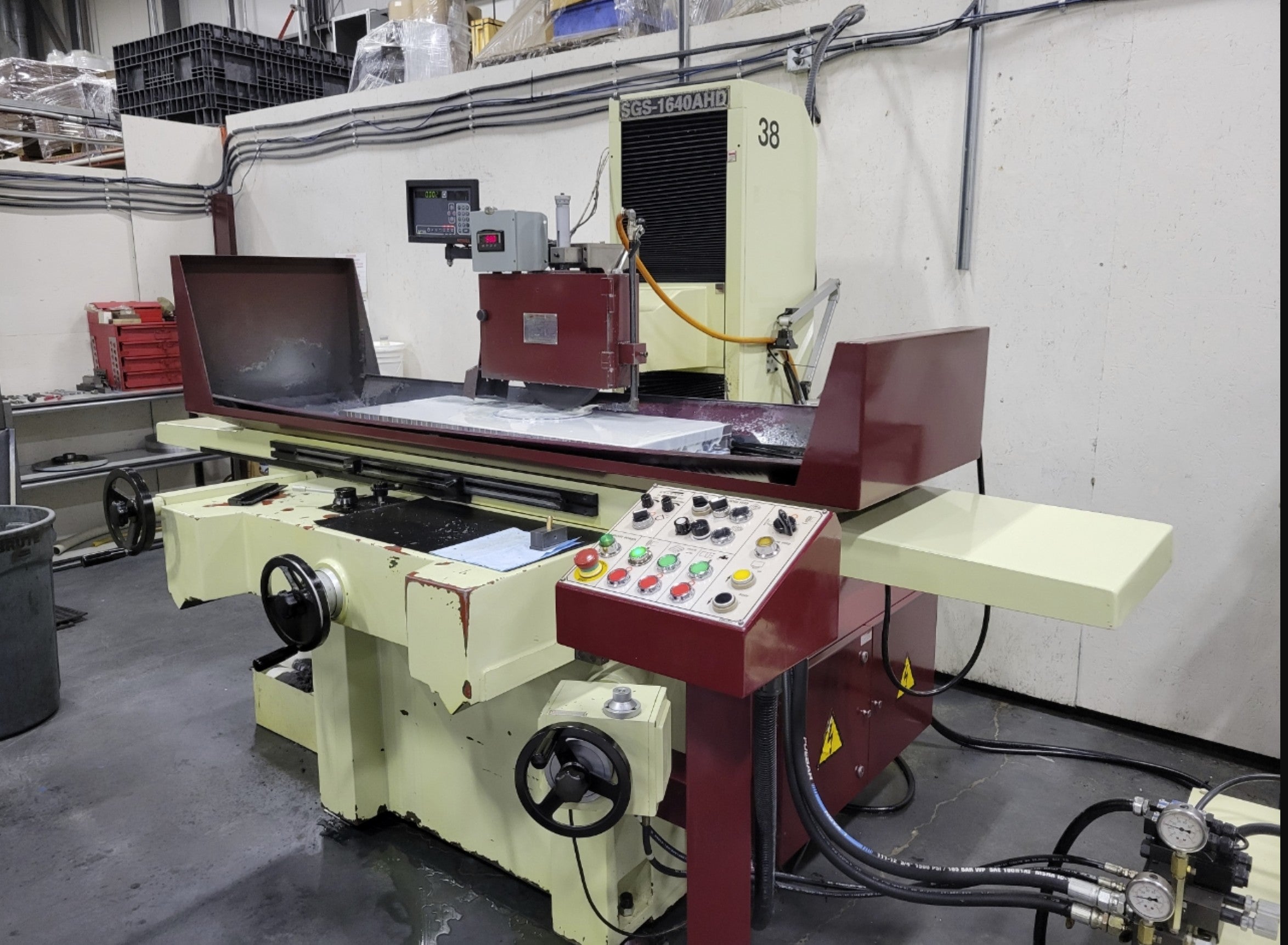 KENT SGS-1640AHD precision surface grinder with 16 by 40 inch table and electromagnetic chuck – Stan Canada Modern