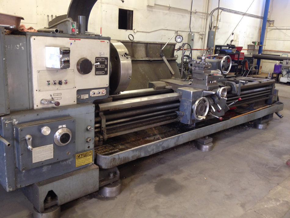 Lodge & Shipley PT2516 lathe with 6-inch spindle bore, 24-inch chuck, and DRO – Stan Canada Modern