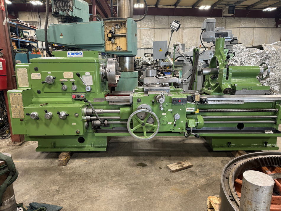 Stanko 1M63 x 1500 Lathe with 28-inch Swing and 3-1/4-inch Bore Modern