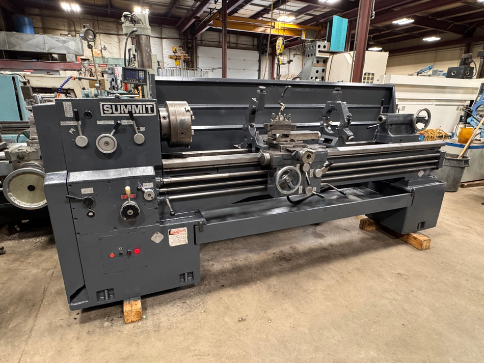 Summit 19-4x80 manual lathe with 12-inch 3-jaw chuck and 4-inch spindle bore – Stan Canada Modern