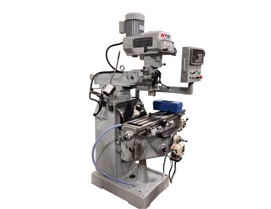 YUWE TM250 Bridgeport Style Manual Milling Machine (1 Phase)