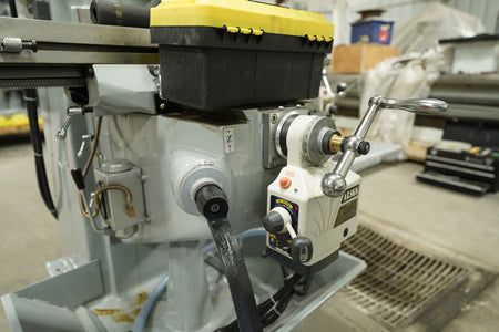 A 1 Phase with 3HP Motor. Best for garage shops and small-size machine shops. A Manual Mill with either R8 or 40 Taper Spindle Taper (Tool). The TM250 Milling Machine has DRO included for precision. Stan Canada Industrial Machine Tool carry this manual milling machine so enthusiast and small shops can start. 
