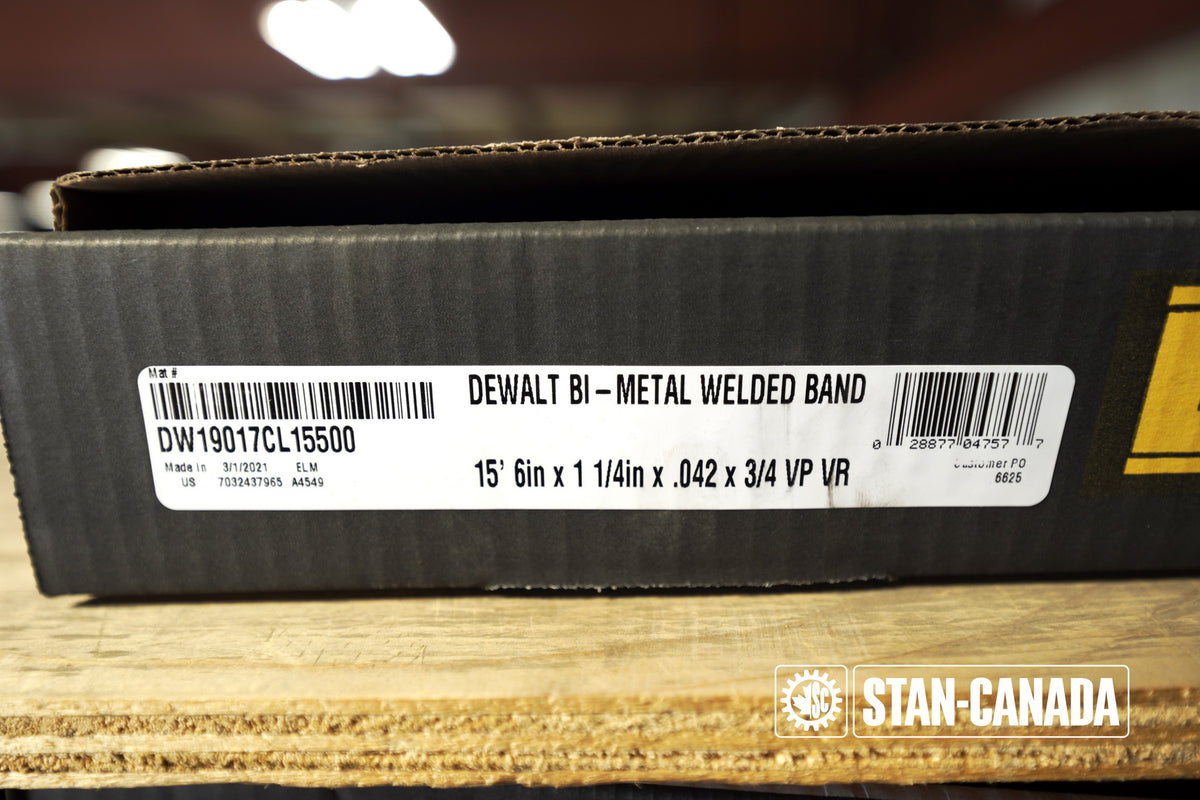 DeWalt Bandsaw Blades - 15ft - Stan Canada